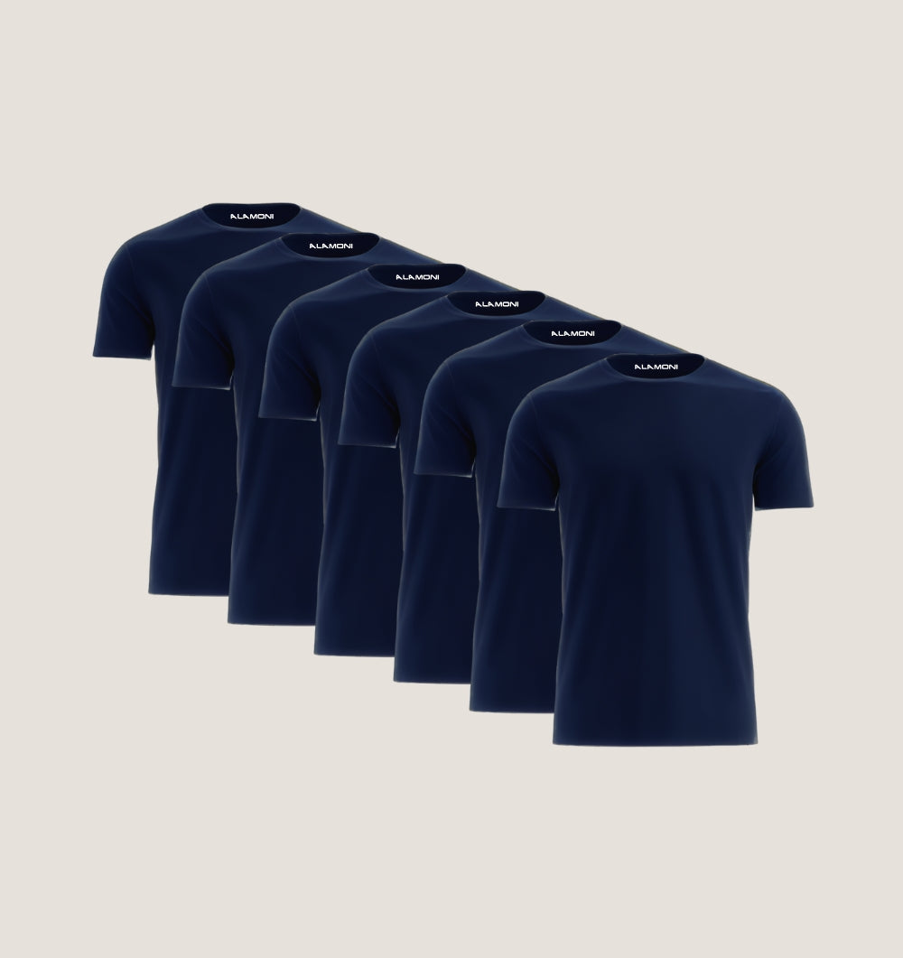 Verpakking van 6 | Marineblauw