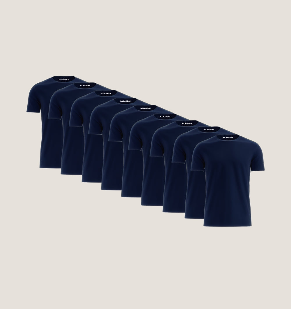 Verpakking van 9 | Marineblauw