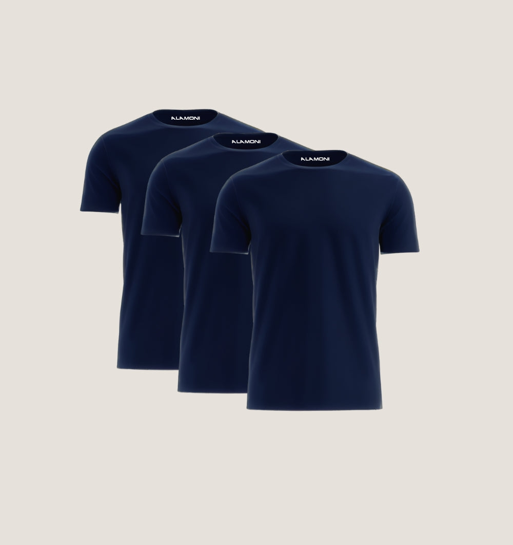 Verpakking van 3 | Marineblauw