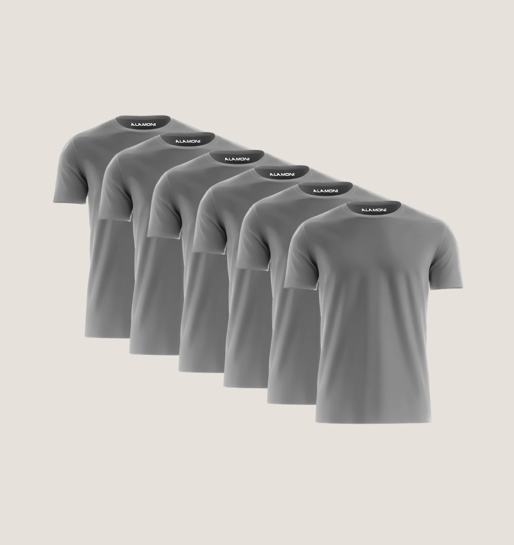 Verpakking van 6 | Grijs