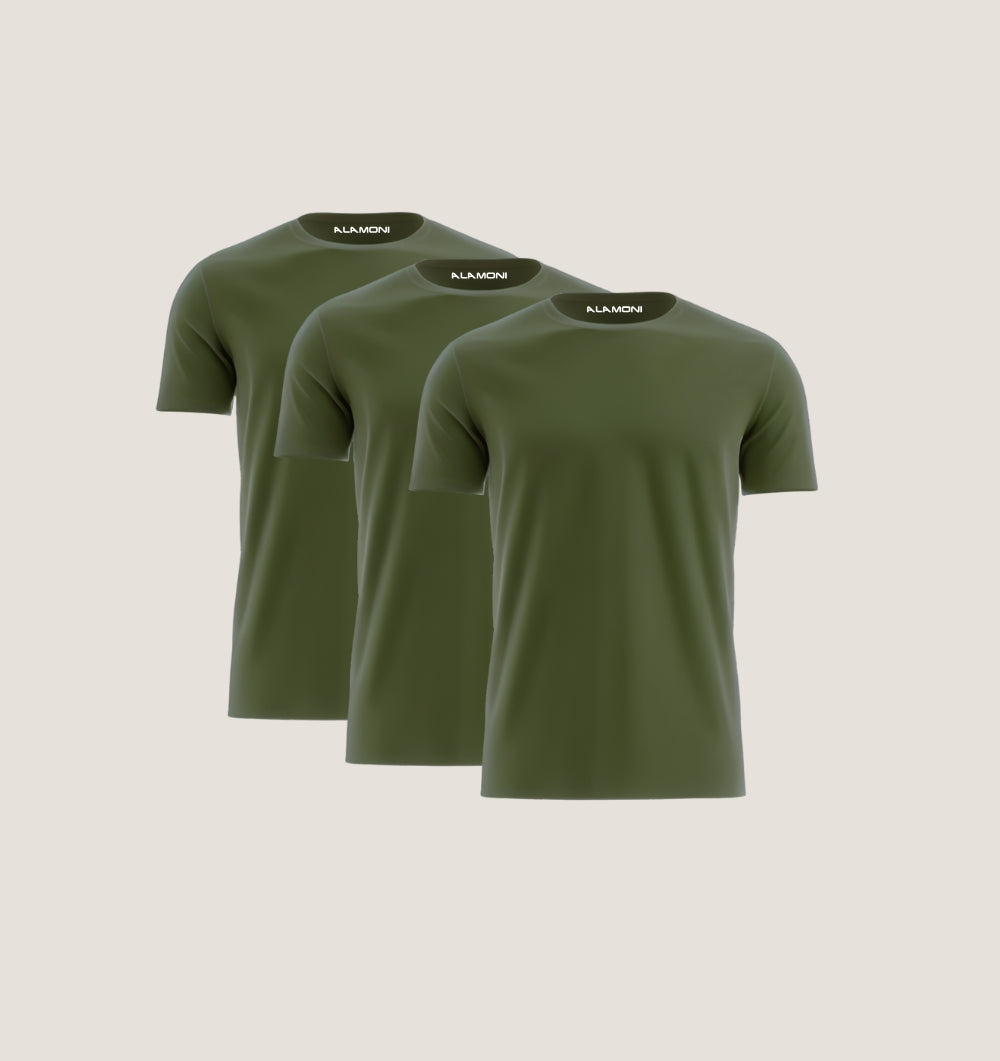 Pakket van 3 - Khaki