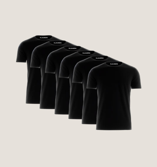 Verpakking van 6 | Zwart