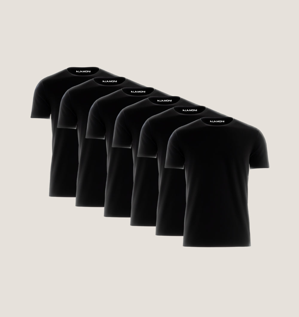 Verpakking van 6 | Zwart